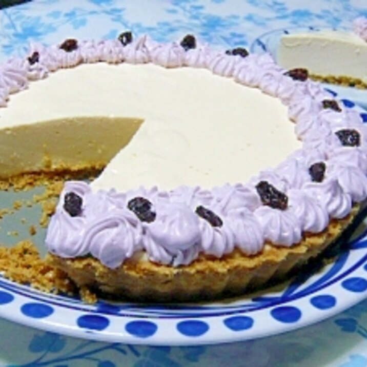 レアチーズケーキ onブルーベリークリーム レシピ 作り方 By Arakurea 楽天レシピ レアチーズケーキ onブルーベリークリーム レシピ 作り方 By Arakurea 楽天レシピ